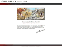 Tablet Screenshot of johnsibbick.com
